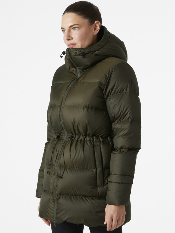 Helly Hansen Kaki ženska zimska prešita puhovka HELLY HANSEN W ESSENCE DOWN PARKA