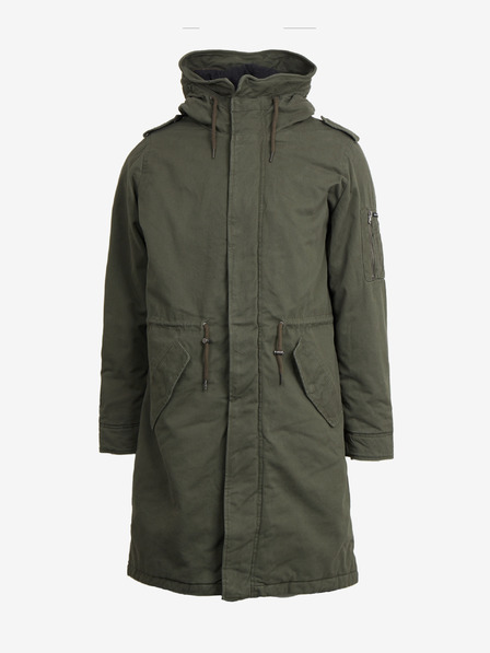 Pepe Jeans Zelena moška zimska jopa Pepe Jeans Bowie