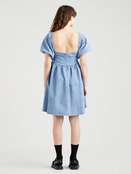 Levi's® Modra ženska kratka obleka iz džinsa Levi's®