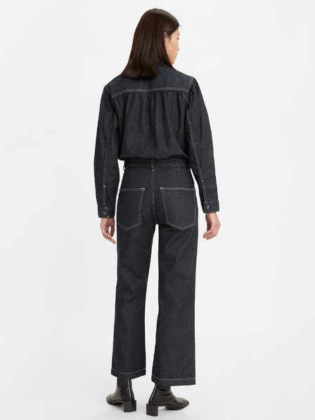 Levi's® Temno modra ženska obleka Levi's® Flight Suit iz džinsa