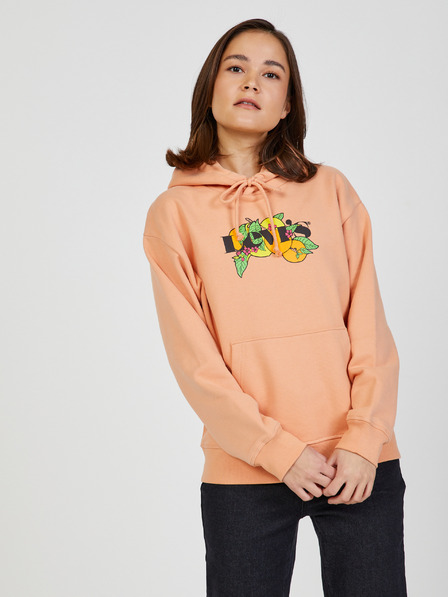 Levi's® Oranžna ženska jopa s kapuco Levi's®