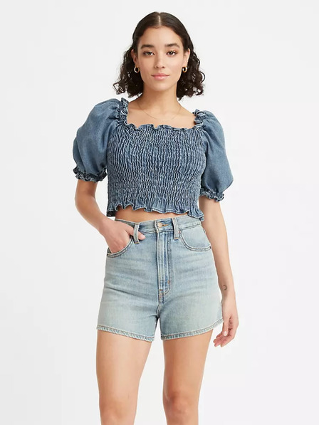 Levi's® Modra ženska bluza z balonastimi rokavi Levi's®