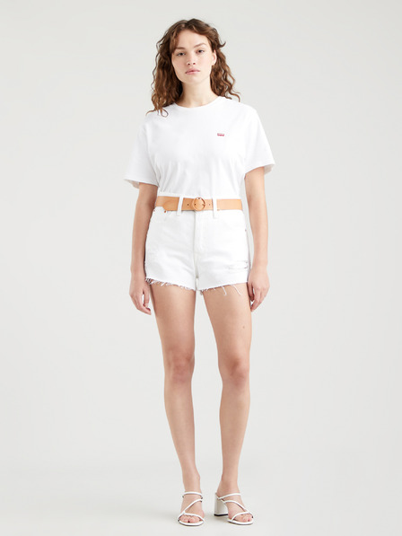 Levi's® Bele ženske kratke hlače iz džinsa Levi's®