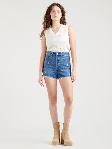 Levi's® Modre ženske kratke hlače iz džinsa Levi's®