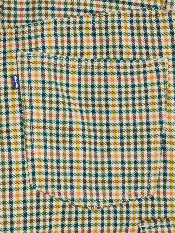 Levi's® Ženske kariraste hlače Levi's® v rumeni in zeleni barvi