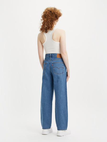 Levi's® Modre Levi's® ženske kavbojke s širokimi nogami Baggy Dad