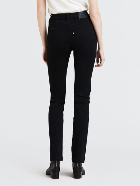 Levi's® Črne ženske kavbojke Levi's® ravnega kroja 724