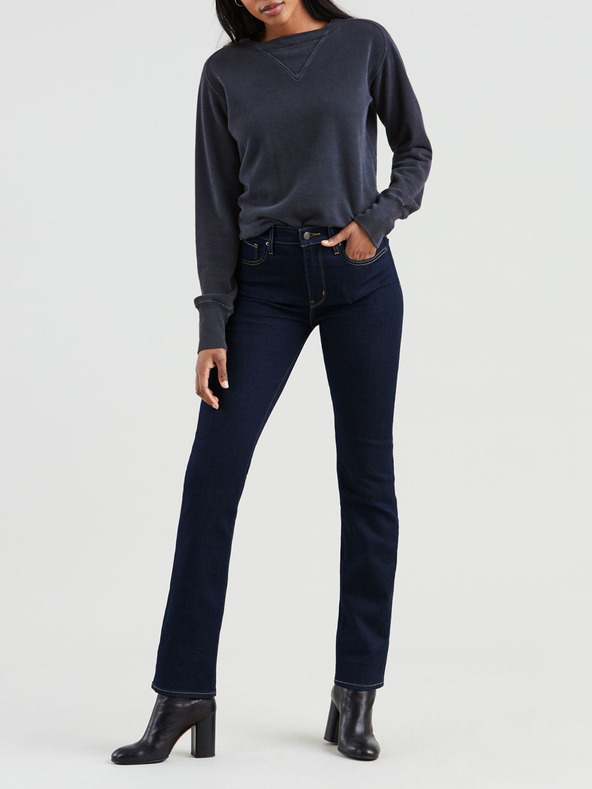 Levi's® Temno modre ženske kavbojke Levi's® 724 straight fit