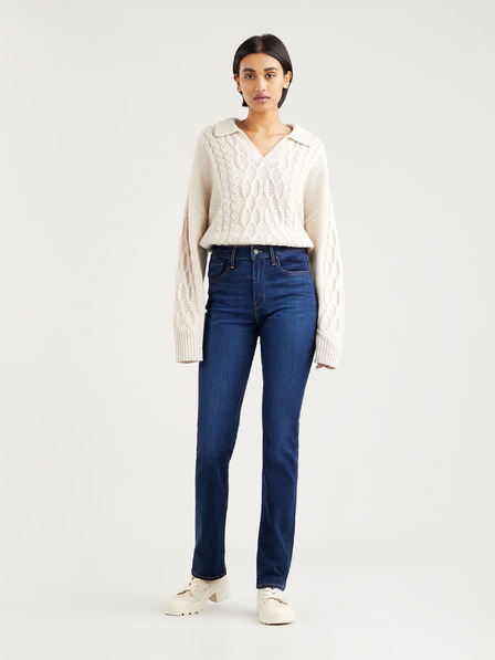 Levi's® Temno modre ženske kavbojke Levi's® 724 straight fit