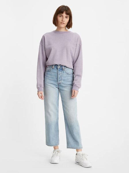Levi's® Svetlo modre ženske kavbojke Levi's® Ribcage ravnega kroja
