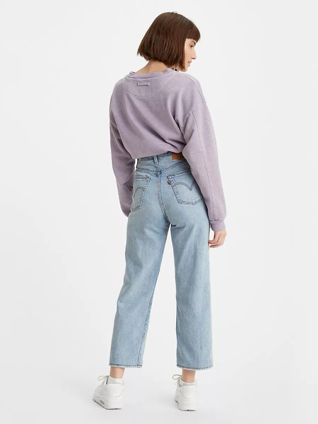 Levi's® Svetlo modre ženske kavbojke Levi's® Ribcage ravnega kroja