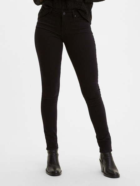 Levi's® Črne ženske oprijete kavbojke Levi's® 711