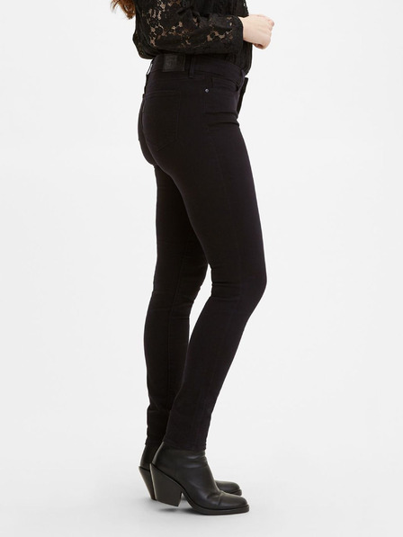 Levi's® Črne ženske oprijete kavbojke Levi's® 711