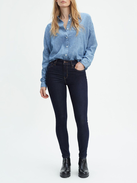 Levi's® Temno modre ženske kavbojke Levi's® skinny fit 721