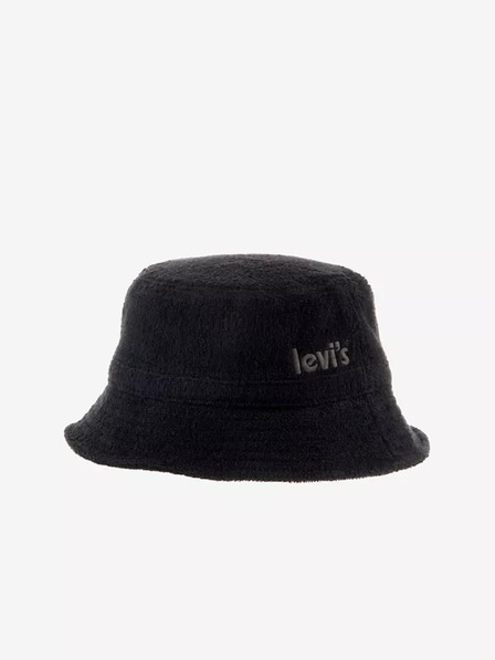 Levi's® Črna ženska kapa Levi's® Terry