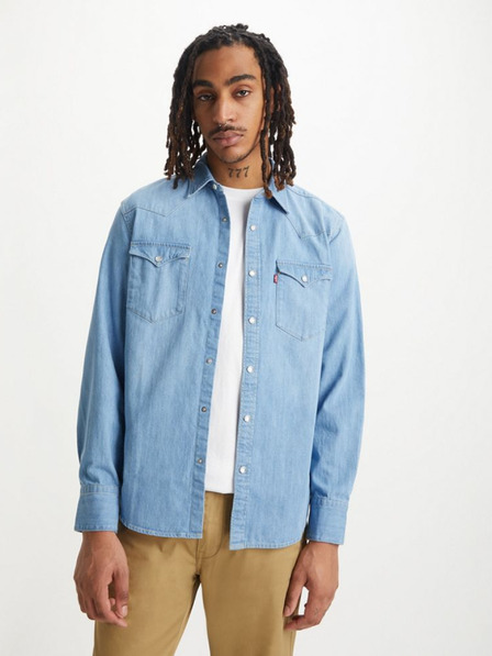 Levi's® Svetlo modra moška srajca Levi's® Barstow Western Standard Esta Denim Shirt