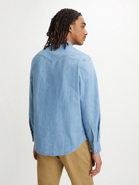Levi's® Svetlo modra moška srajca Levi's® Barstow Western Standard Esta Denim Shirt