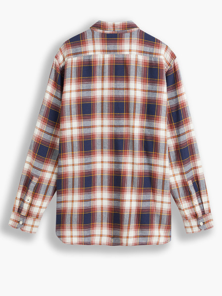 Levi's® Belo-modra karirasta majica Levi's® Jackson Worker