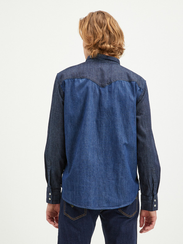 Levi's® Temno modra moška majica Levi's® Barstow Western Standard Denim Shirt
