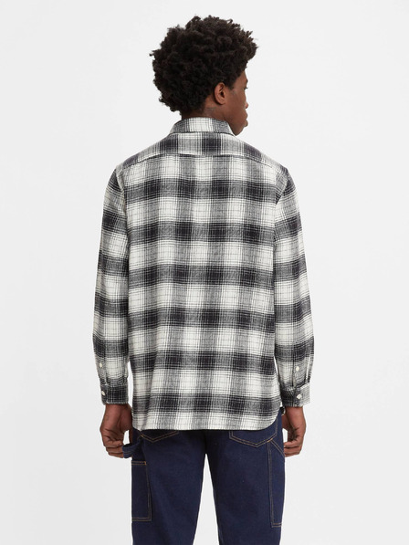 Levi's® Bela in črna moška karirasta majica Levi's® Jackson Worker