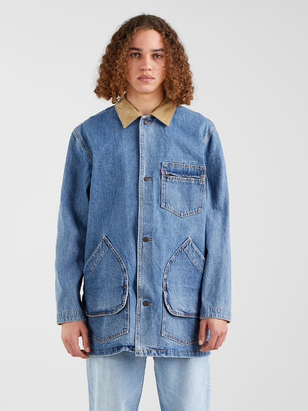 Levi's® Modra moška jakna Levi's® Brisbane Chore iz podaljšanega džinsa