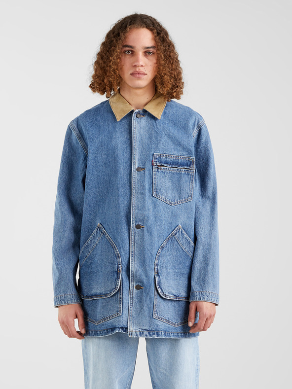 Levi's® Modra moška jakna Levi's® Brisbane Chore iz podaljšanega džinsa