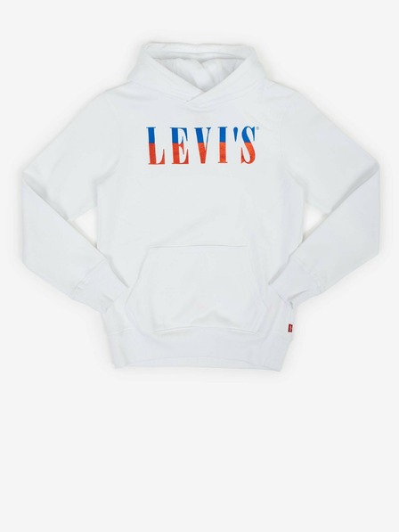 Levi's® Bela fantovska majica s kapuco Levi's®