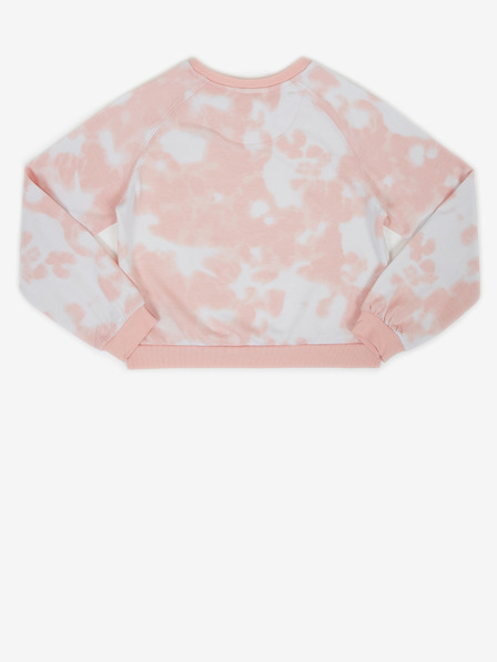Levi's® Bela in roza dekliška jopa Levi's® z batiko