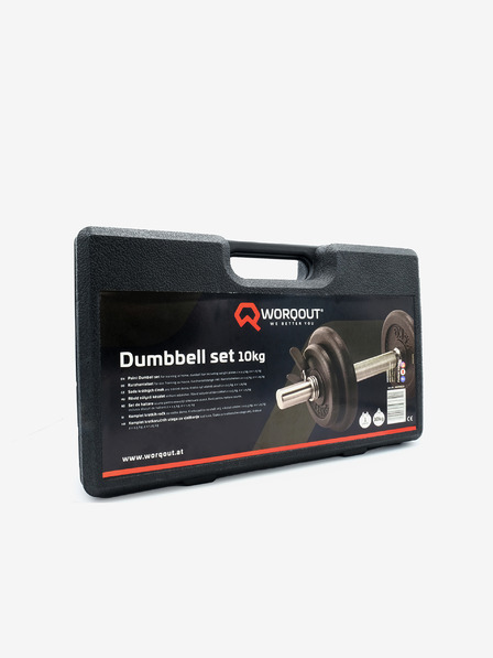 Worqout Črna Worqout Komplet za slikanje z utežmi Black Worqout
