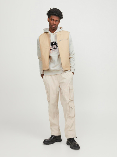 Jack & Jones Kremasta moška jopa s kapuco Jack & Jones Map