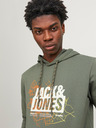 Jack & Jones Zelena moška jopa s kapuco Jack & Jones Map