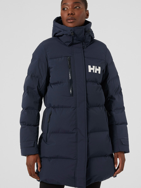 Helly Hansen Temno modri ženski zimski prešiti plašč HELLY HANSEN