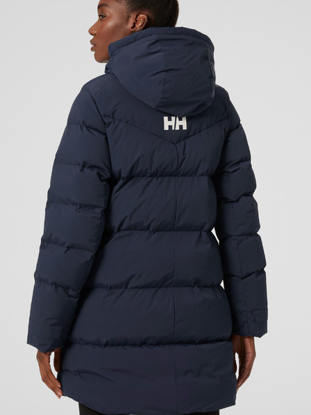 Helly Hansen Temno modri ženski zimski prešiti plašč HELLY HANSEN