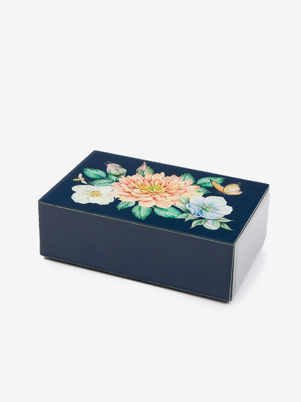 SIFCON Temno modra steklena škatla za shranjevanje SIFCON