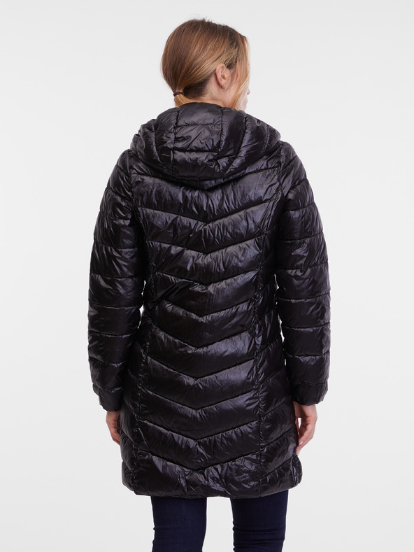 Orsay Črni ženski prešiti plašč ORSAY