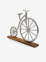 SIFCON Kovinski okras Retro kolo v srebrni barvi SIFCON