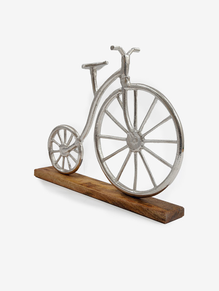 SIFCON Kovinski okras Retro kolo v srebrni barvi SIFCON