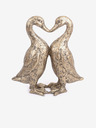SIFCON Dekoracijska figurica v zlati barvi za poljubljanje račk Srce SIFCON