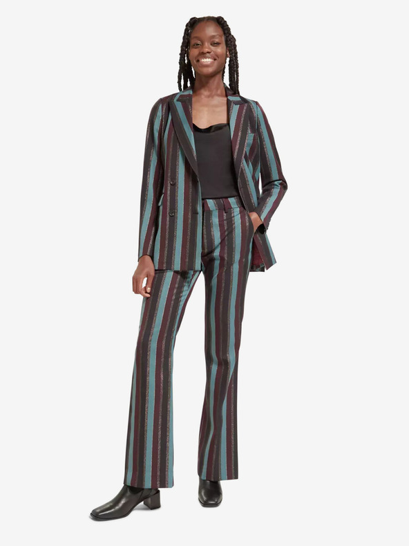 Scotch & Soda Vino modre ženske hlače razširjenega kroja Scotch & Soda