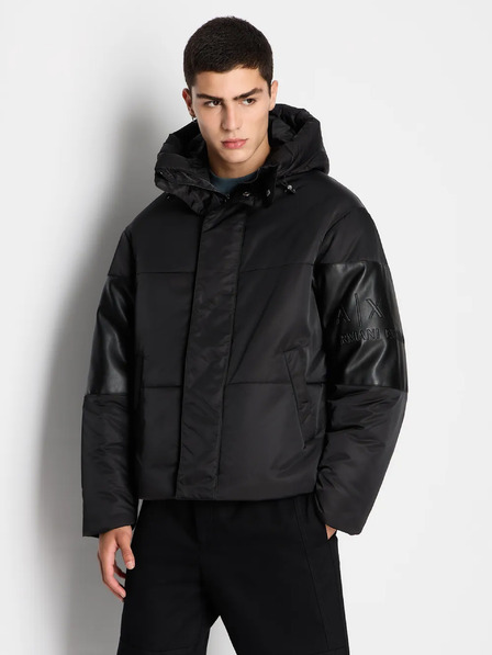 Armani Exchange Moška črna zimska jakna Armani Exchange