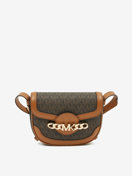 Michael Kors Temno rjava torbica Michael Kors Hally Crossbody