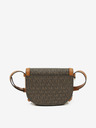 Michael Kors Temno rjava torbica Michael Kors Hally Crossbody