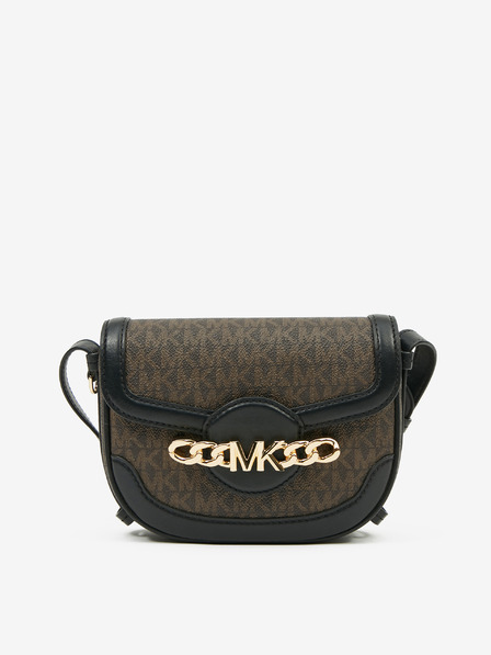 Michael Kors Temno rjava torbica Michael Kors Hally Crossbody