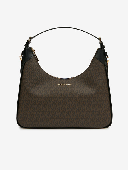 Michael Kors Temno rjava ženska torbica z vzorcem Michael Kors