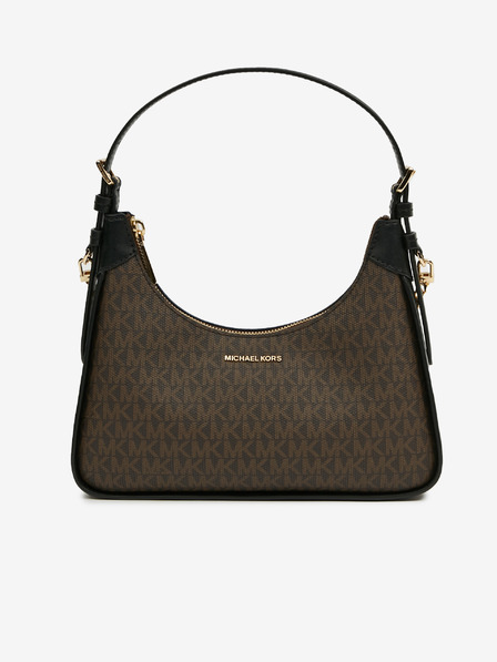 Michael Kors Temno rjava ženska torbica z vzorcem Michael Kors
