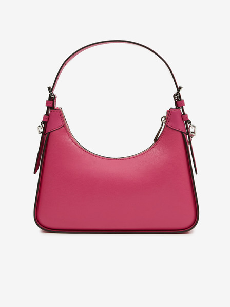 Michael Kors Temno rožnata ženska usnjena torbica z naramnicami Michael Kors