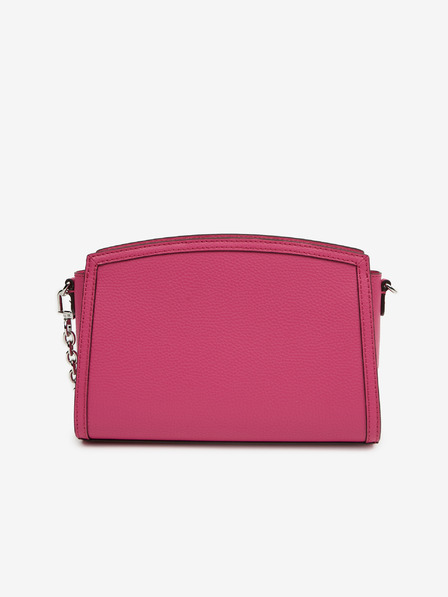 Michael Kors Temno rožnata ženska usnjena torbica z naramnicami Michael Kors
