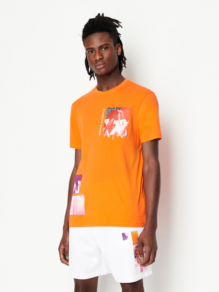 Armani Exchange Oranžna moška majica Armani Exchange