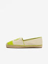 Michael Kors Zelene in krem ženske espadrile Michael Kors Kendrick