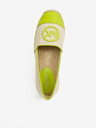 Michael Kors Zelene in krem ženske espadrile Michael Kors Kendrick